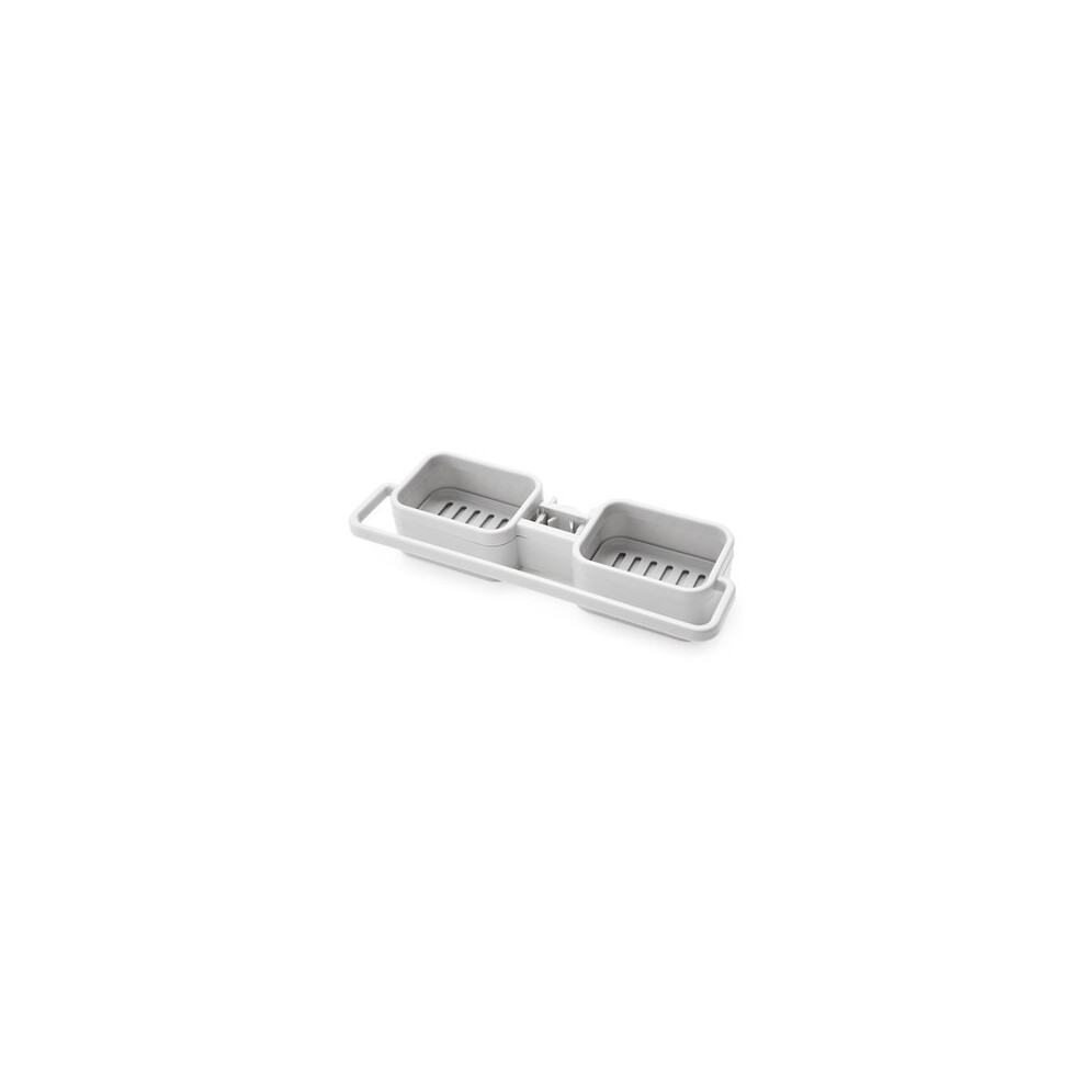 2Pcs Kitchen Sink Faucet Sponge Soap Storage Drain Rack Holder Shelf Organizer 8651959789014