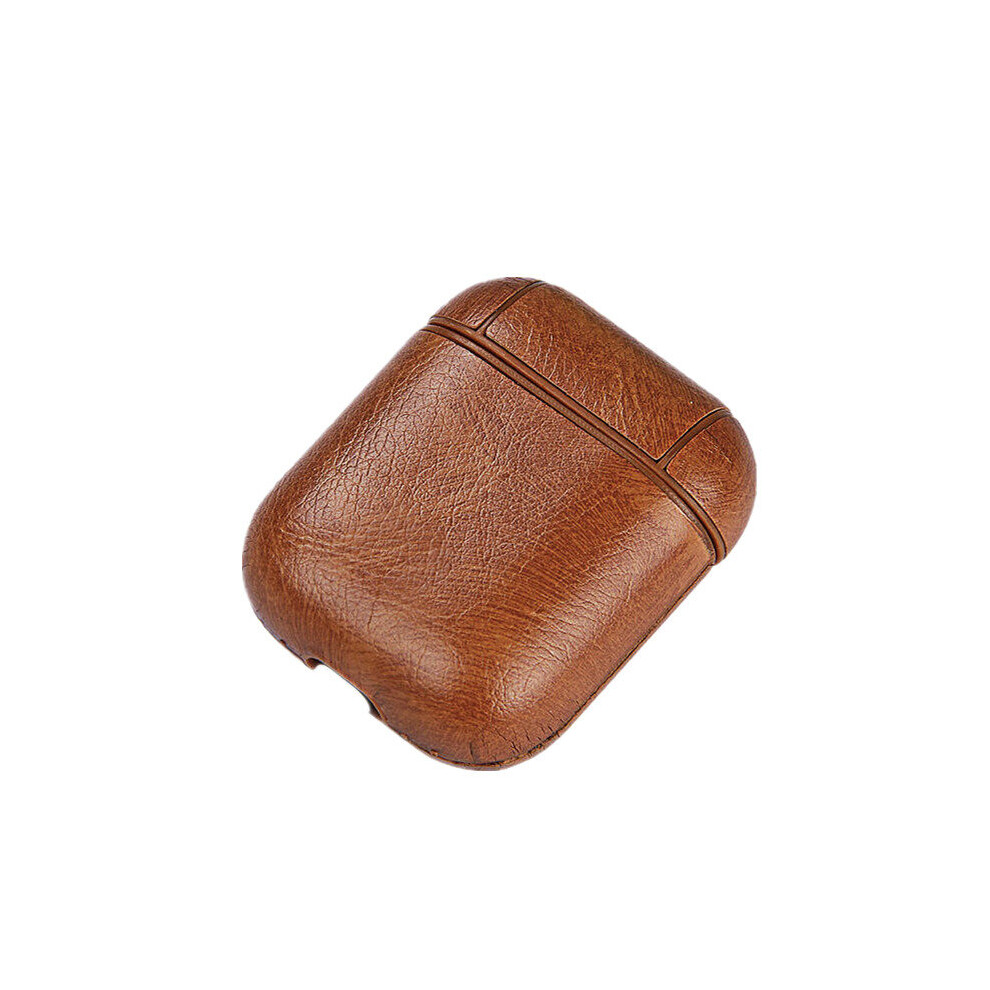 Pu Leather Shockproof Earphone Protective Case For Apple Airpods 2016 & 2018 6441594704785