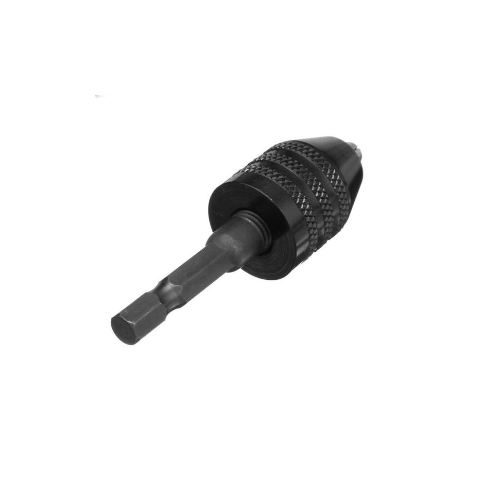 0.3-3.6Mm Keyless Drill Chuck 1/4 Inch Hex Shank Quick Change Adapter Converter 869692698656