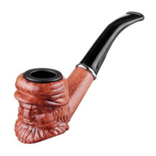 2PC Classical Detachable Wooden Smoking Water Pipe Bearded Easy to Clean