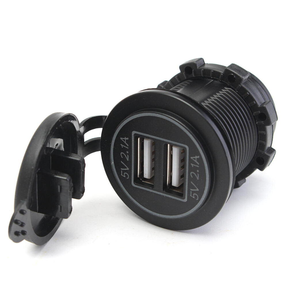 12V-24V Dual 2.1A+2.1A Usb Car Cigarette Lighter Socket Power Adapter Car Charger 6901722527551