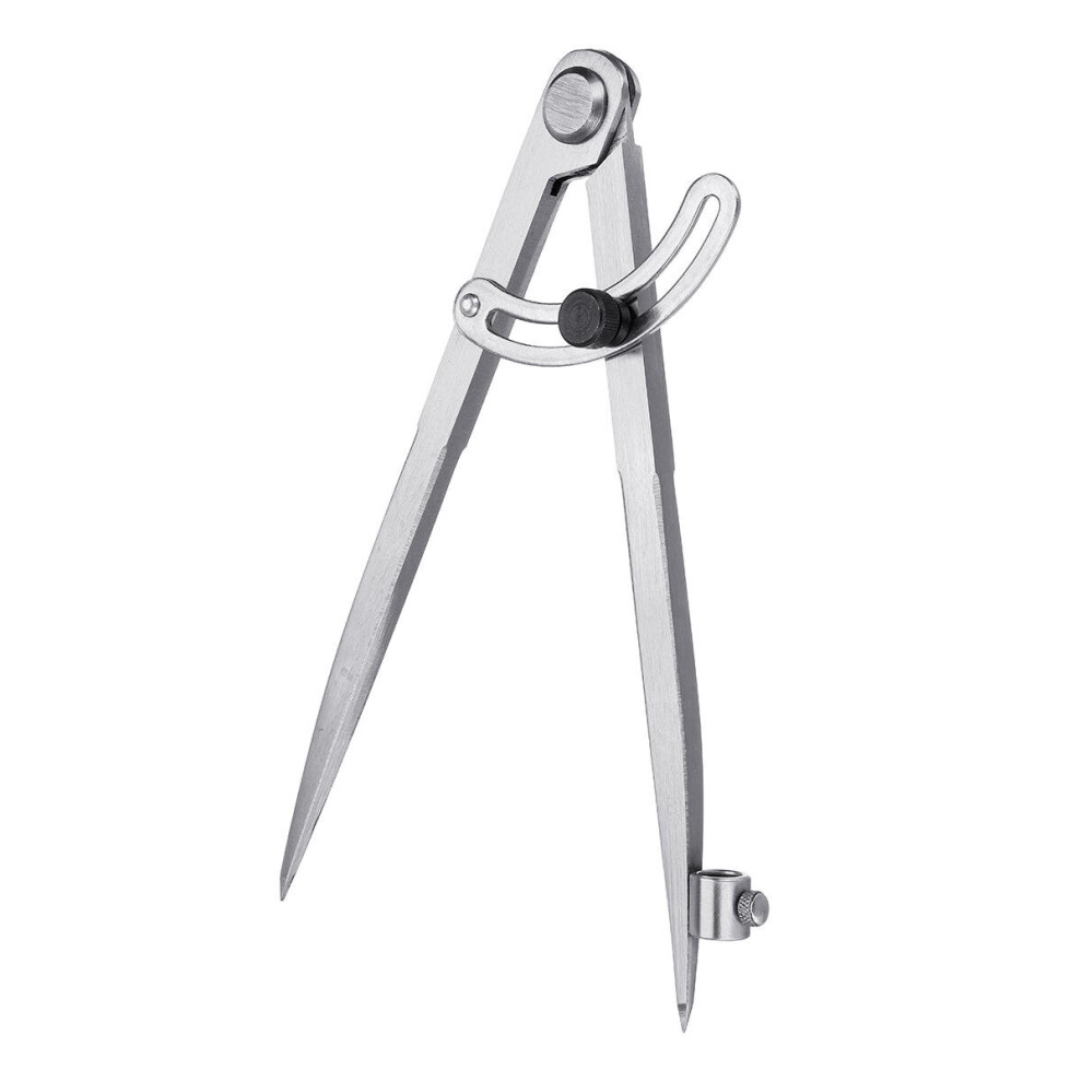 Carbon Steel Wing Divider Pencil Marking Compass Circle Maker Adjustable Scriber 840079347787