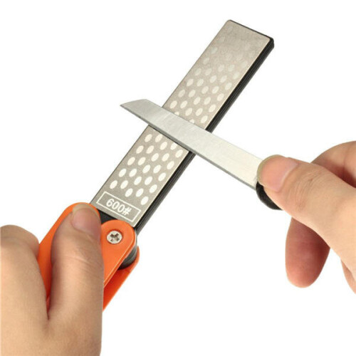 Double Side Whestone Grindstone for Pocket Folding Cutter Sharpen Sharpening Stone Sharpener 2