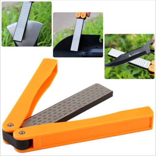 Double Side Whestone Grindstone for Pocket Folding Cutter Sharpen Sharpening Stone Sharpener 1