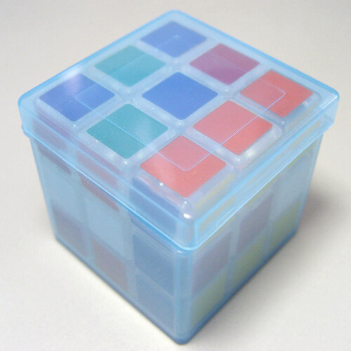 6Pcs Transparent PP Magic Cube Storage Box Case Protect for Universal 5.7cm 3x3x3 Magic Cube 2