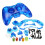Transparency Plastic Shell for Xbox 360 Wireless Controller BLUE 1