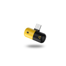 3 Pcs Capsule Pill Rype-c Charging Listening Song Combo Conversion 3.5mm Mobile Phone Headset Audio Cable Adapter Plug