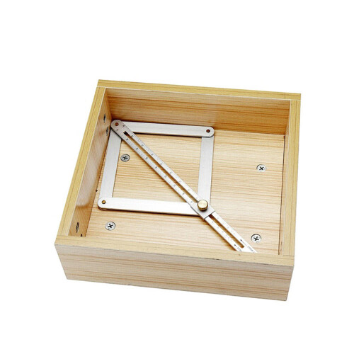 Aluminium Alloy Protractor Multi Angle Measurement Tool for Woodworking Flooring 2