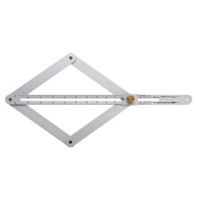 Aluminium Alloy Protractor Multi Angle Measurement Tool for Woodworking Flooring