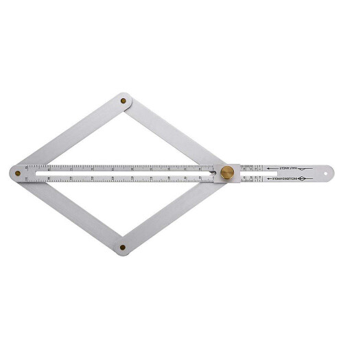 Aluminium Alloy Protractor Multi Angle Measurement Tool for Woodworking Flooring