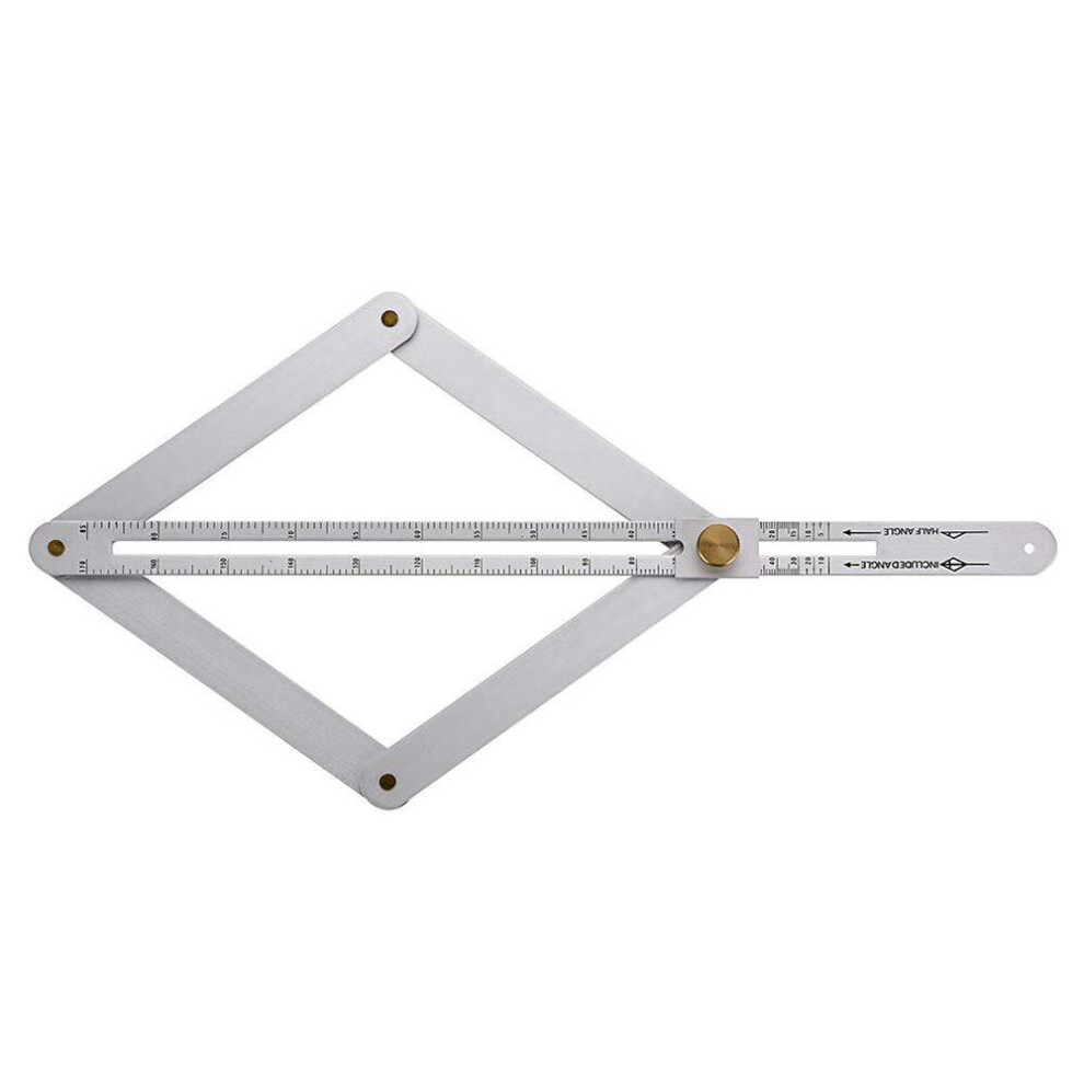 Aluminium Alloy Protractor Multi Angle Measurement Tool For Woodworking Flooring 8651963789185
