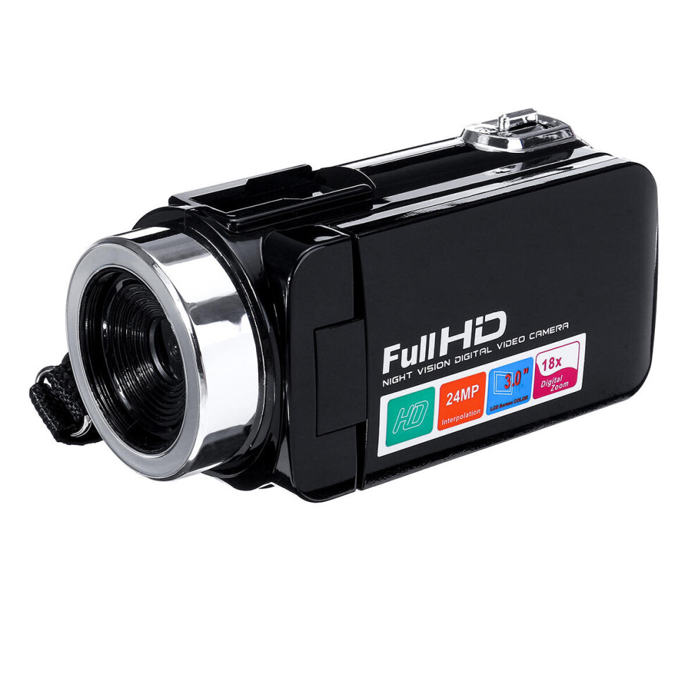 Full HD 1080P 24MP 18X Zoom 3 Inch LCD Digital Camcorder Video DV Camera With Mic 