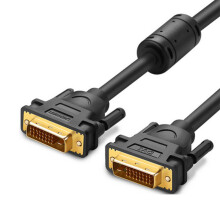 DV101 DVI(24+1) To DVI(24+1) Male to Male Cable Video Cable Adapter for Projector TV Computer 1M