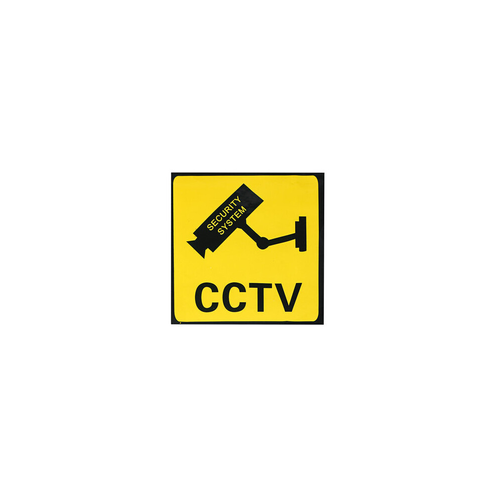 10 Pcs CCTV Surveillance Camera Sticker Warning Sign Security System Monitor Decal