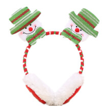 Woman Girl Winter Warm Novelty Santa Claus Elk Snowman Bear Christmas Earmuffs