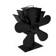 Heat Self-Powered Stove Fan Wood Log Quiet Burner Fireplace