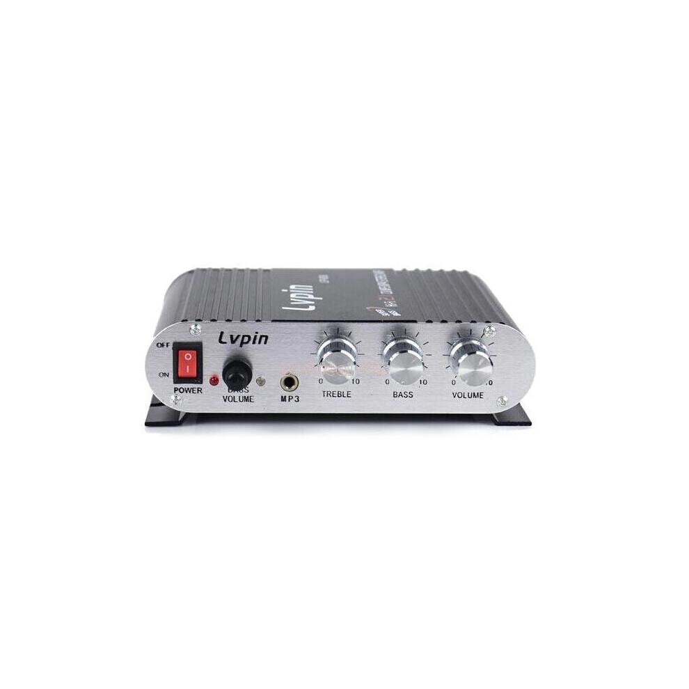 Lp-838 200W 12V Super Bass Mini Hi-Fi Stereo Amplifier Booster Radio Mp3 Color White 5202984940722