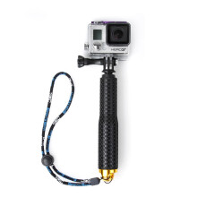 XTGP207 Waterproof Hand Grip Adjustable Extension Selfie Stick Handheld Monopod gold