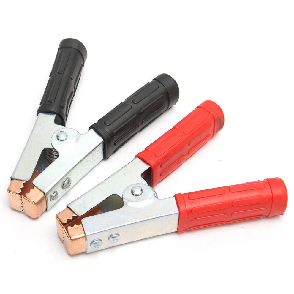 2 Pair Test Clip Heavy Duty Crocodile Alligator Vehicle Boat Battery Clamp 8651962789834