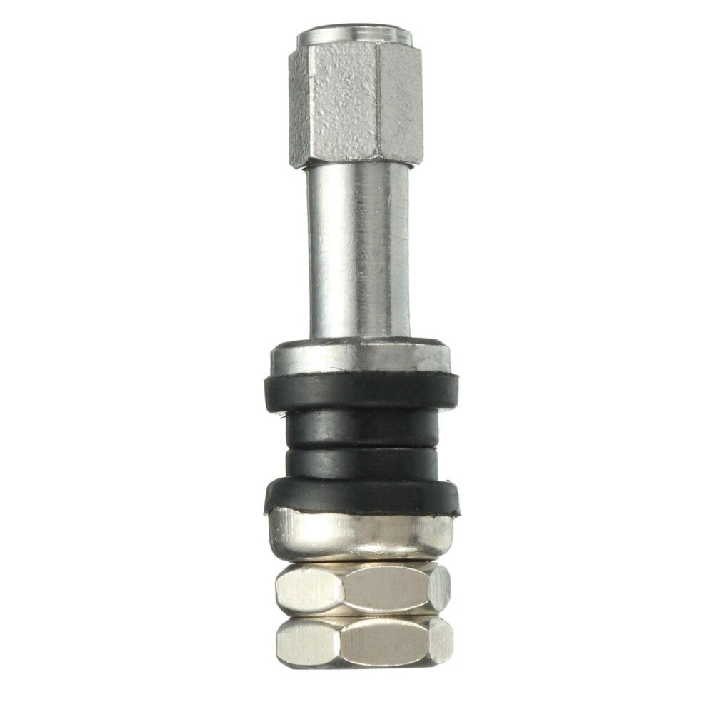 8Pcs 5X Universal Tr43e Metal Clamp-In Tubeless Tyre Tire Wheel Schrader Valve Stem 840079317575