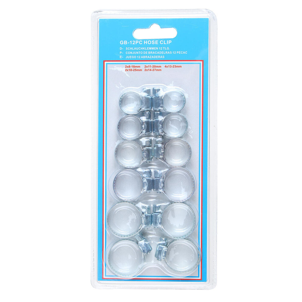 Stainless Steel Clip Fuel Gas Water Hose Clamp Worm Drive Pipe Tube Clips 8651963788997