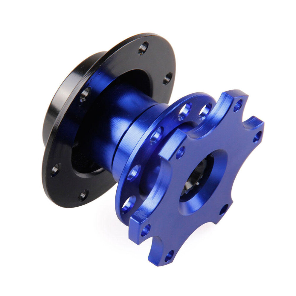 Qr002 Steering Wheel Snap Off Quick Release Hub Steering Wheel Adapter Color Blue 5202984934813