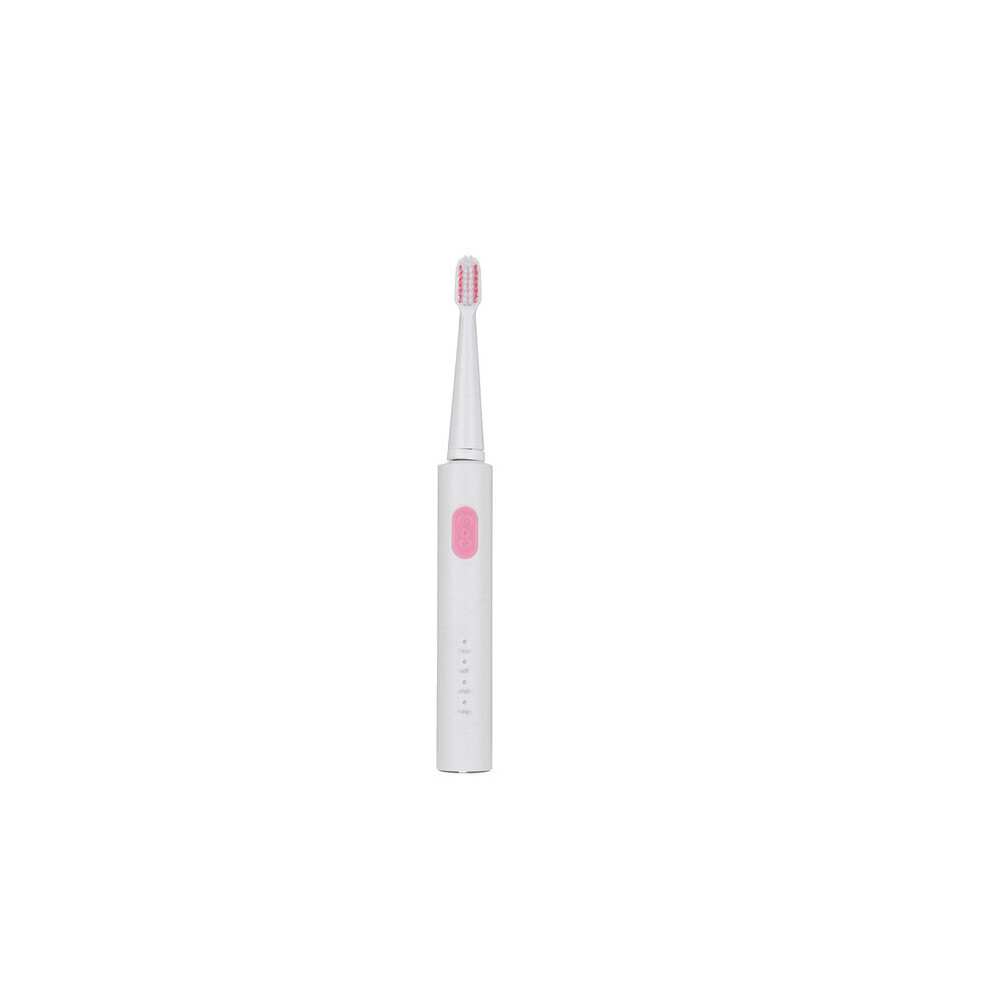 Travel Rechargeable Ultrasonic Electric Toothbrush Waterproof 3 Cleaning Mode Teeth Clean+ 3 Heads