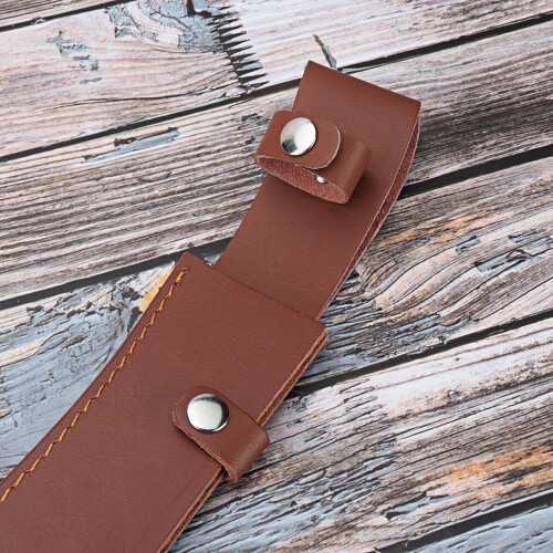 49cm Leather Sheath Saber Cutter Holder Cover Protector Scabbard 2