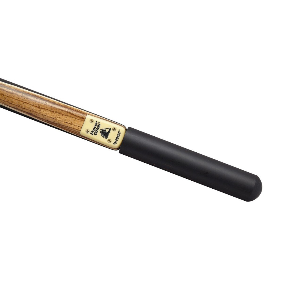 Powerglide Snooker Cue Extension Mini Solid Ebony Butt - Black - 6"