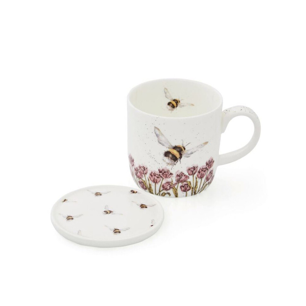 Wrendale Designs Mug And Coaster Bumble Bee