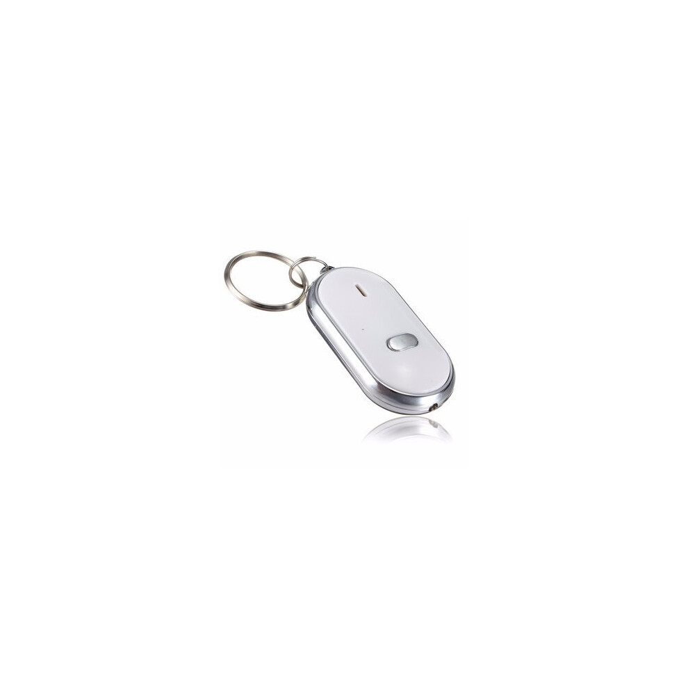 10Pcs Whistle Key Finder Keychain Sound Led With Whistle Claps 4151093681440