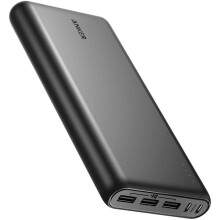 Anker Power Bank, PowerCore 26800mAh Portable Charger with Dual Input Port and Double-Speed Recharging, 3 USB Ports External Battery for iPh