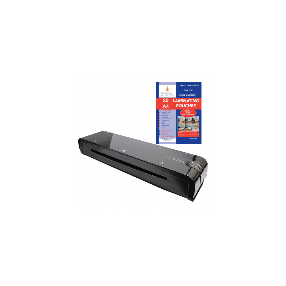 Cathedral A4 Laminator Laminating Machine + 25 Pouches