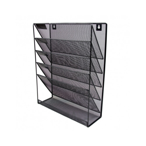 Wall Mounted Magazine Holder Rack for File, Document, Newspaper Storage 2