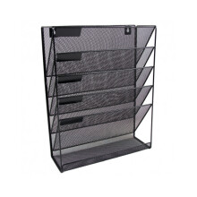 Wall Mounted Magazine Holder Rack for File, Document, Newspaper Storage