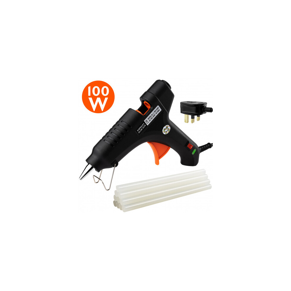 Hot Melt Glue Gun 100W Art & Craft With 11X200mm Glue Sticks Adhesive 602217553708