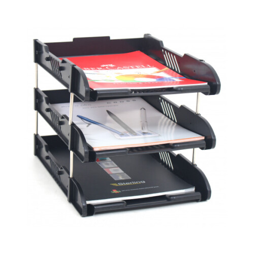 Office Desk Filing, Letter Trays, Paper File Desk Organiser A4 Document Holder
