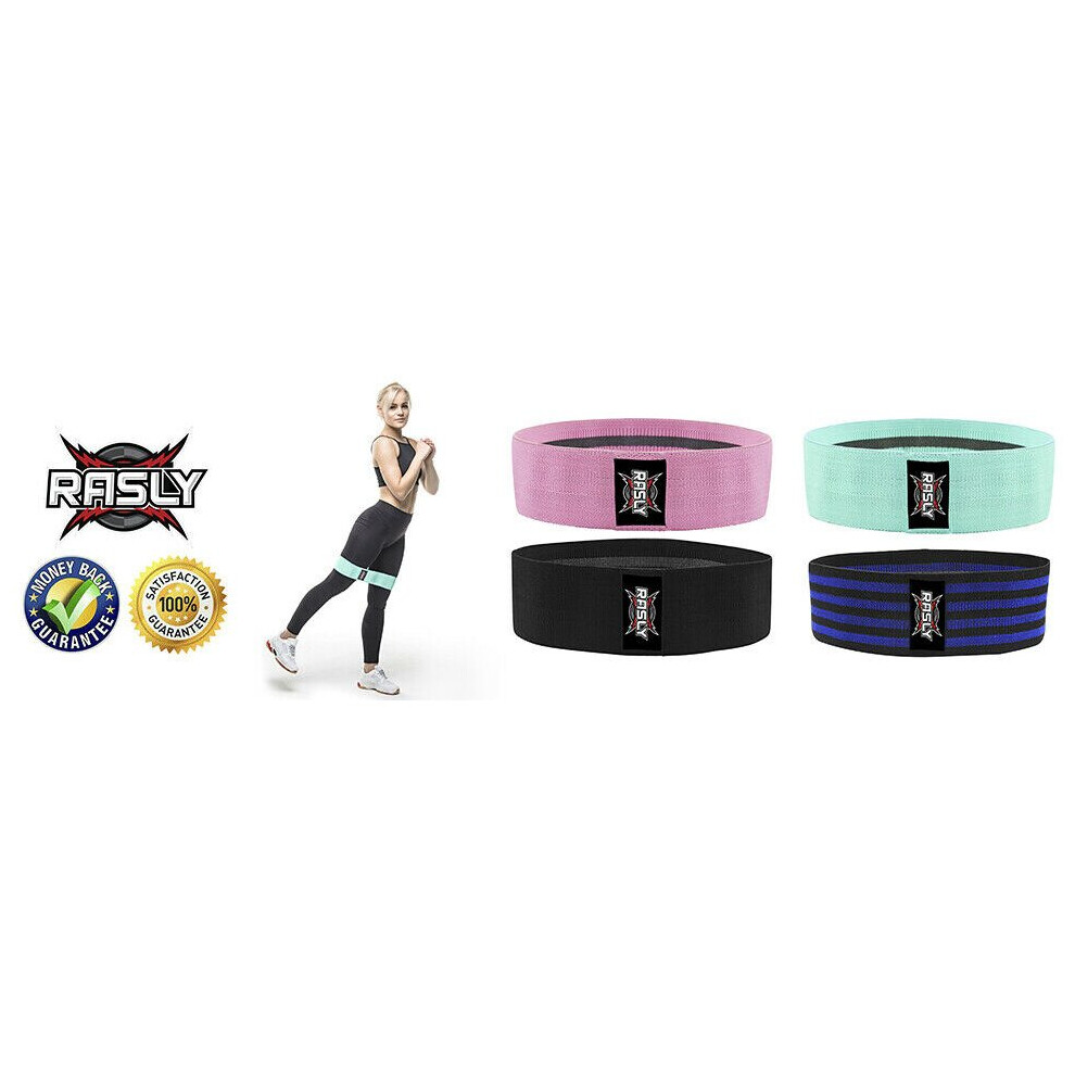 (Small size ( 12 inches), Dark Black and Blue) Resistance band