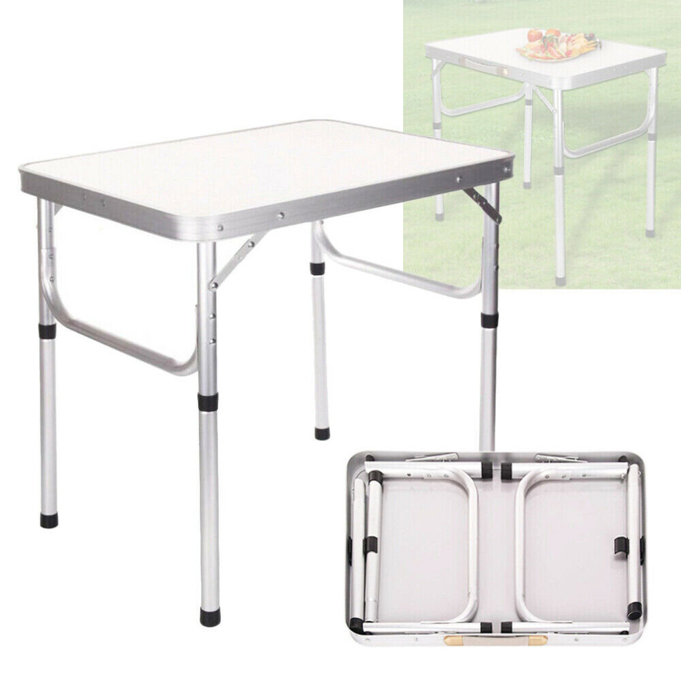 Xuanyan Folding Camping Table Portable Lightweight Beech Picnic Bbq Silver
