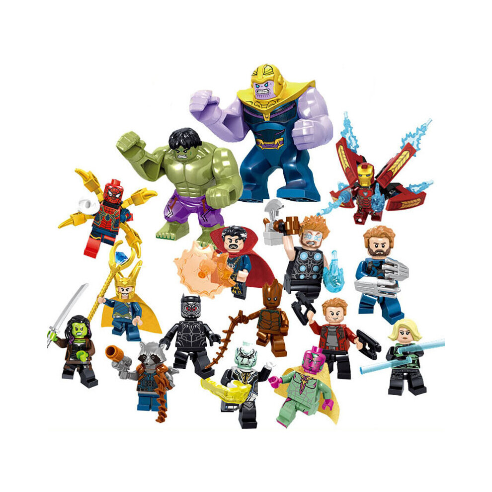 Marvel 16pcs/set Figures Characters Lego Accessories Children Gifts Toys Gift Kids Toys