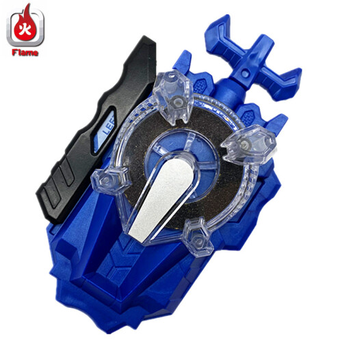 (Blue) Beyblade Burst Sparking Bey LR String Launcher