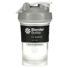 Blender Bottle, Classic with Loop, Pebble Grey, 20 oz (600 ml)