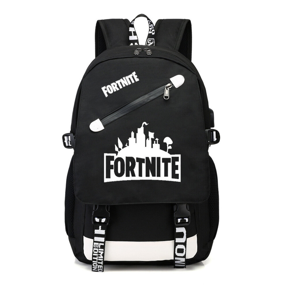 (Fort) 16" Teenagers Kids School Bag Unisex Fortnight Backpacks