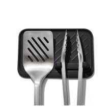 OXO Good Grips Stainless Steel Grilling Set of 3 Piece Silver/Black