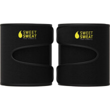 Sports Research, Sweet Sweat, Thigh Trimmers, Medium, Sort & Gul, 1 Pair