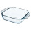 Pyrex Pyrex Irresistable Borosilicate Glass Square Roaster 29cm x 23cm Clear 1