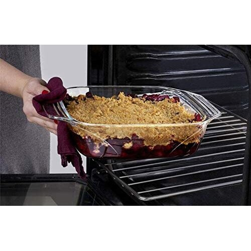 Pyrex Pyrex Irresistable Borosilicate Glass Square Roaster 29cm x 23cm Clear 2