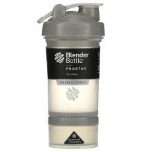 Blender Bottle, ProStak, Pebble Grey, 22 oz (651 ml)