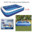 2.6m x 1.75m Jumbo Rectangular Inflatable Garden Paddling Water Pool 2