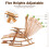 Chaise longue pliante en bambou avec massage Repose-pieds 6